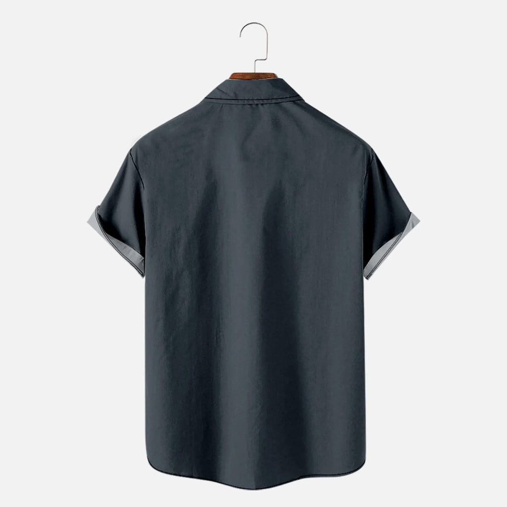 Tank Tops Men Men'S Summer Fashion Hawaiian Style Short Sleeve Casual Shirts Mens Casual Button down Shirts Mens Tops Casual Mens T Shirt Graphic Navy,M