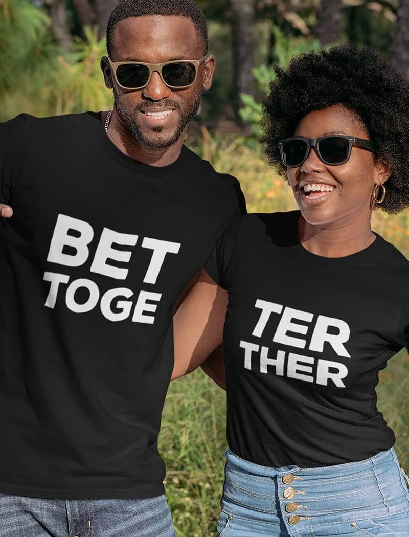Better Together Matching Shirts for Couples Him and Her Gifts Couple Outfits