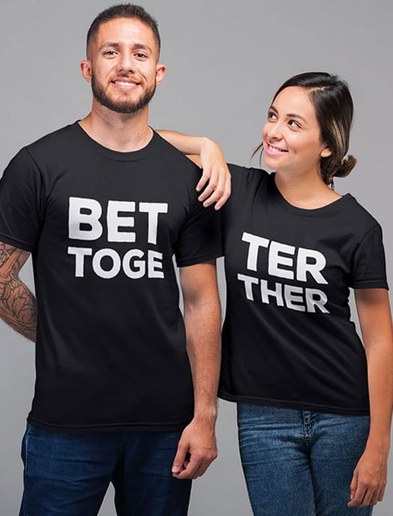 Better Together Matching Shirts for Couples Him and Her Gifts Couple Outfits