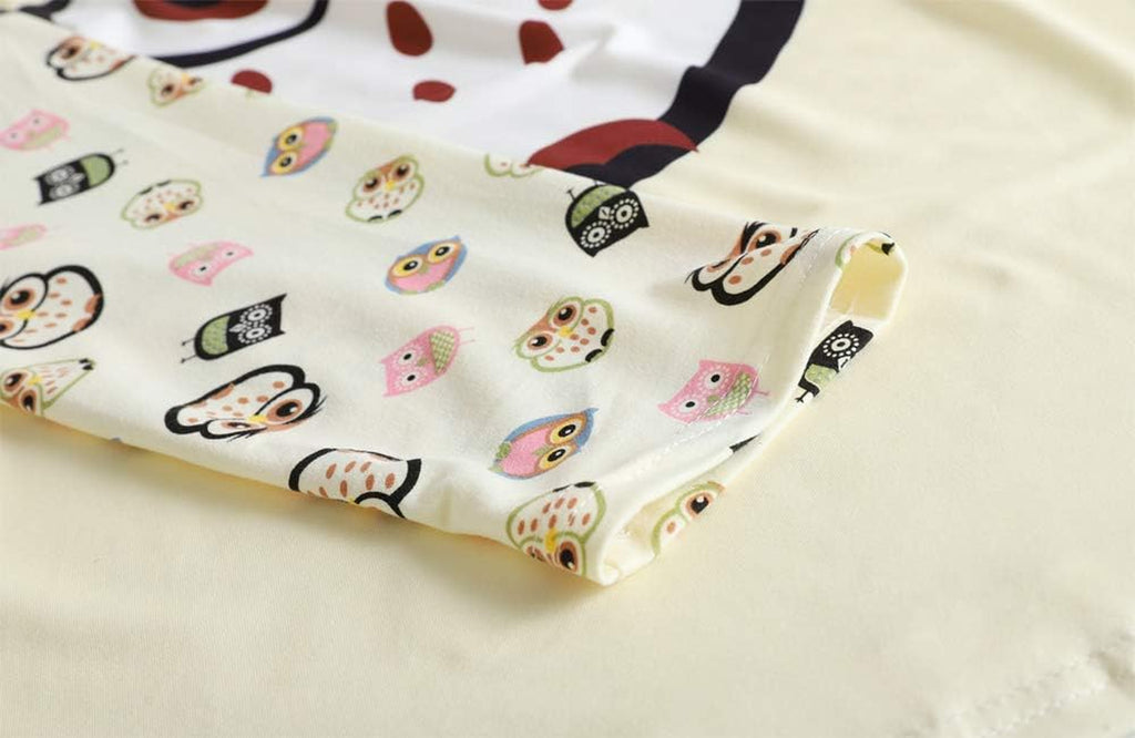 Women Pajamas Cute Christmas Bear Sleepwear Long Sleeve Stripes Loungewear