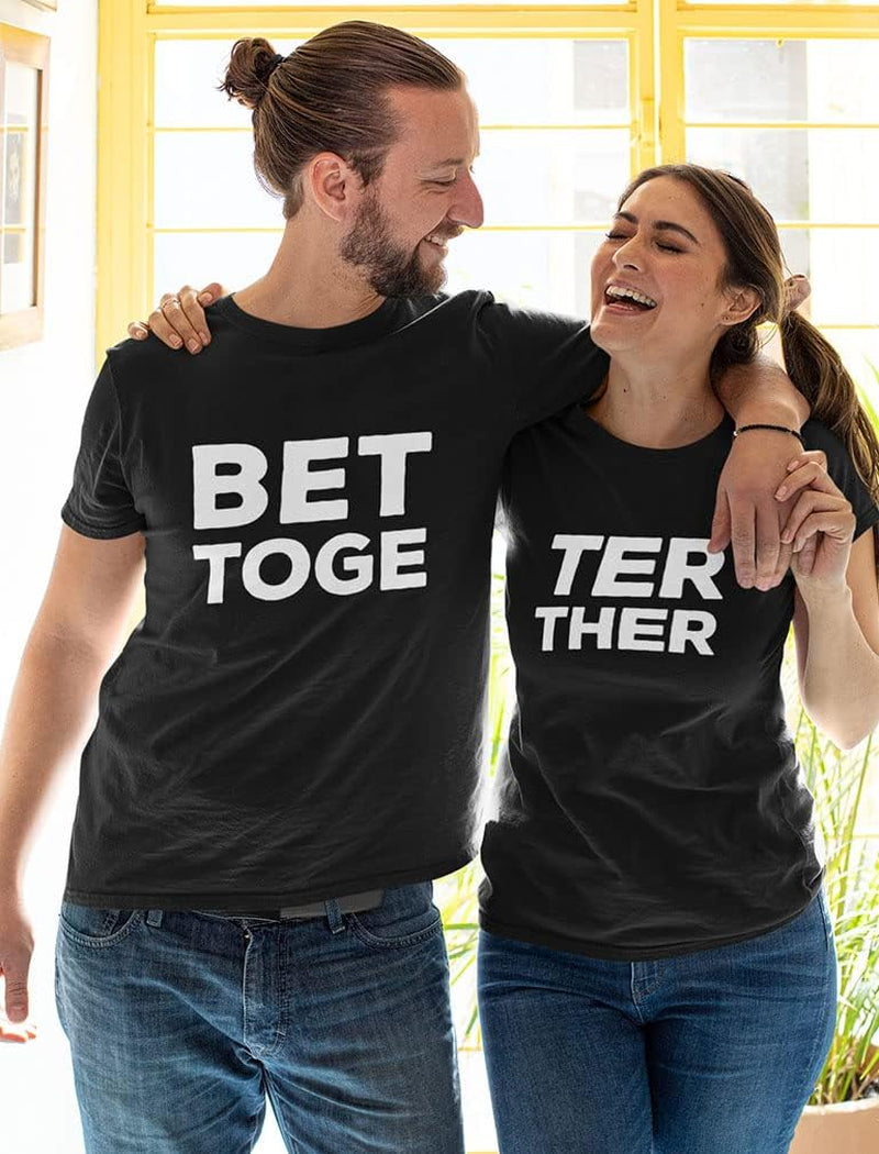 Better Together Matching Shirts for Couples Him and Her Gifts Couple Outfits